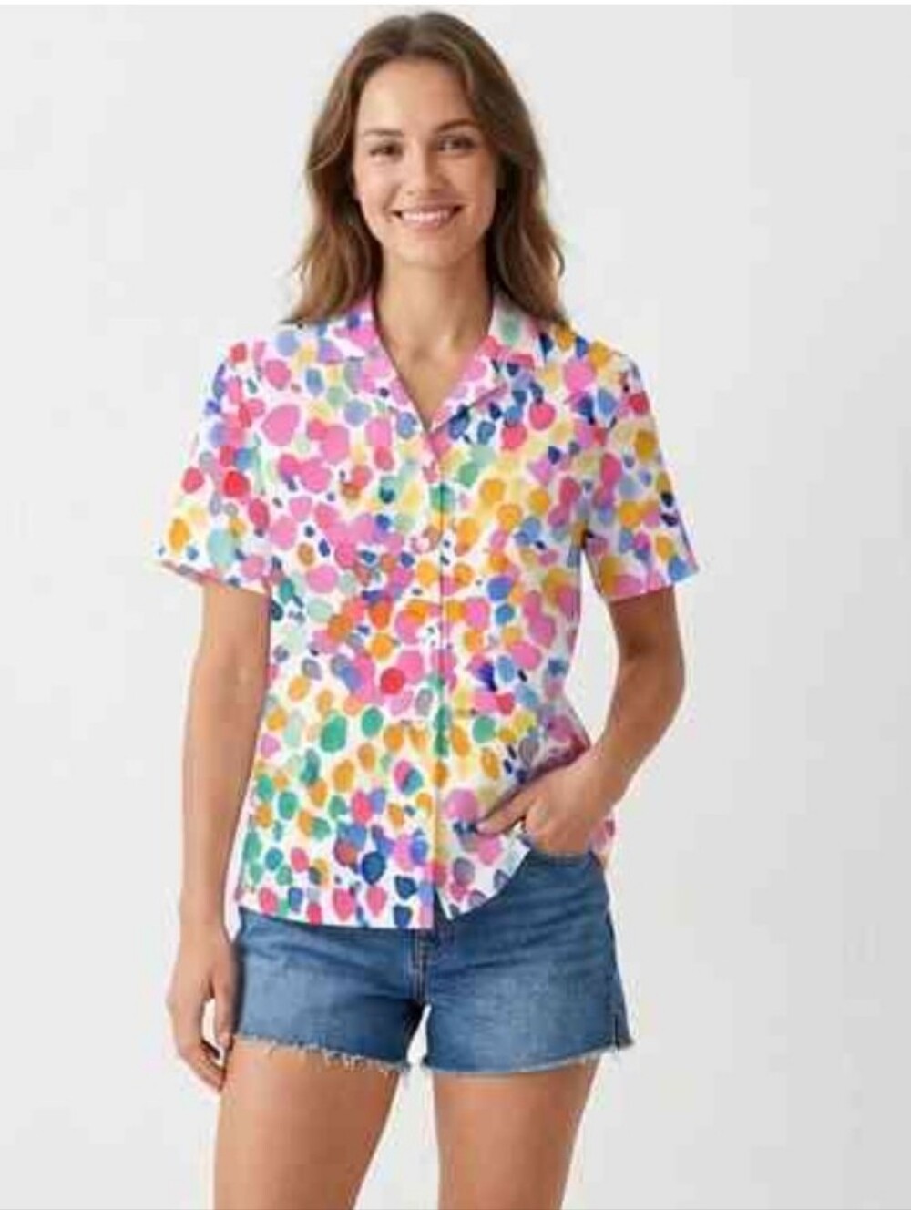 Polka dot blouse